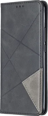Produktbild von Mobigear Rhombus Slim  Xiaomi Redmi 9 Hülle Klapphülle - Schwarz