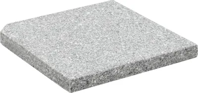 Produktbild von "Rabatt 2026" Sonnenschirm-Gewichtsplatte Granit 25 kg Quadratisch Grau - Sonnenschirmständer langlebig9063