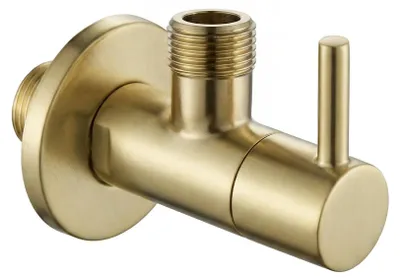 Immagine prodotto di Rea Valvola Ad Angolo 1/2" X 3/8" Brush Gold