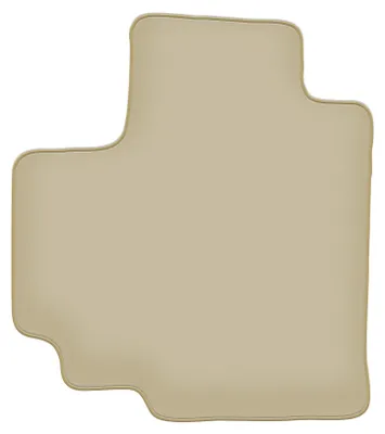 Image de Tapis conducteur moquette PREMIUM beige compatible avec Suzuki Celerio (2014-, hatchback) – avec fixations – sur‑mesure