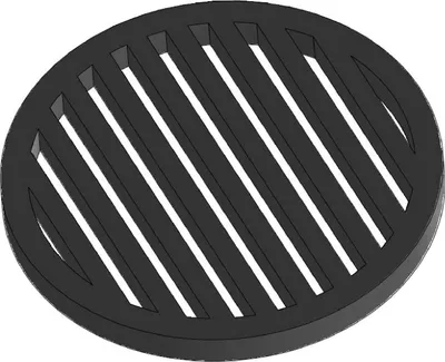 Produktbild von Kaminrost / Ascherost Ø 200x15mm passend für Drooff **