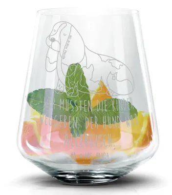 Produktbild von Mr. & Mrs. Panda Cocktailglas Hund Basset Hound - Transparent - Geschenk, Tumbler, Sprüche, Martiniglas, Hundeliebe, Lustig, Highball Glas, Longdrinkglas, Whiskyglas