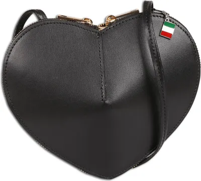 Produktbild von Florence Leder Tasche Damen Umhängetasche schwarz 6x22x16cm OTF846S1