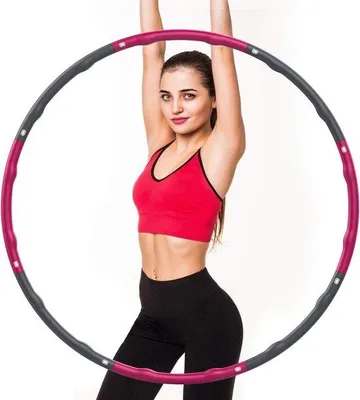 Produktbild von Famanu Hula-Hoop Reifen für Erwachsene - 6-8 Segmente, Fitness für Gewichtsreduktion
