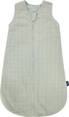 Produktbild von Alvi Mull Schlafsack Leicht, für Frühjahr und Sommer uni grün 110 cm
