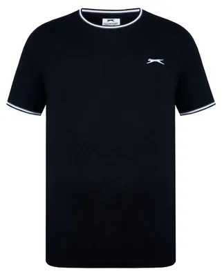 Produktbild von Slazenger - T-Shirt für Herren, Baumwolle GT16801 (XXL) (Schwarz)