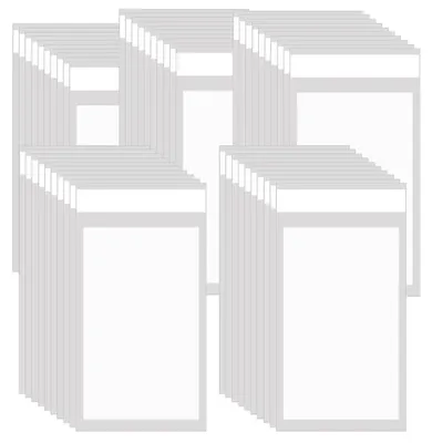 50 Cellophanebeutel transparent 8,5x14,5 cm mit Klebeverschluss