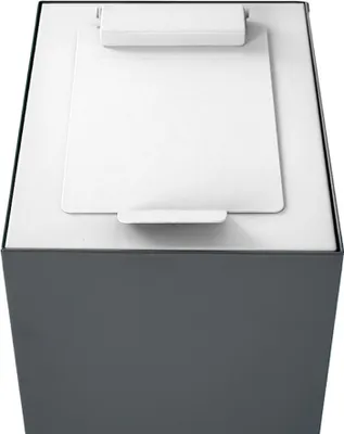 Produktbild von Klappendeckel für modulare Abfalltrennanlage mit 60 Liter | HxBxT 4,2x25,5x33cm | Weiß