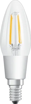 Produktbild von LEDVANCE 4058075435490, 4 W, 40 W, E14, 470 lm, 15000 h, Warmweiß