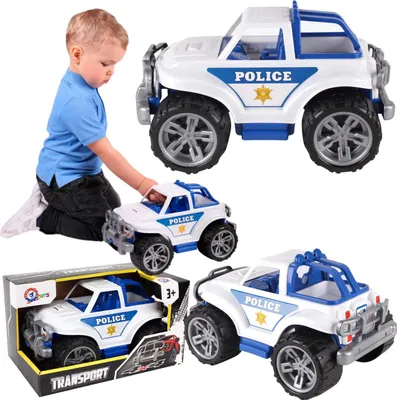 Produktbild von Geländefahrzeug Polizei Buntes Polizeiauto Polizeiauto Für Kinder
