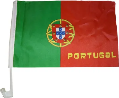 Obrázok produktu pre Vlajka na auto Portugalsko 30 x 40 cm vlajka na auto vlajka na okno vlajka s ventilátorom