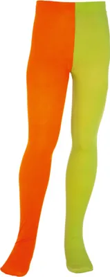 A pair of tights shown from the front.