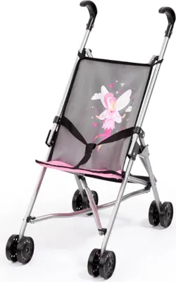 Immagine prodotto di Carrozzina per bambole Bayer Design in grigio - carrozzina per bambole