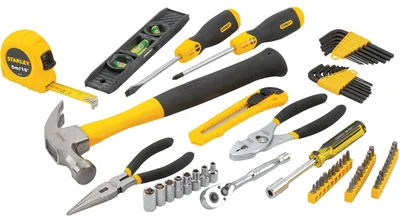 Produktbild von Stanley Werkzeugsatz 65 Teile im Koffer