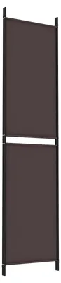 Produktbild von 3-tlg. Paravent Braun 150x200 cm Stoff