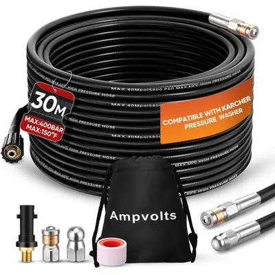 Abflussreinigungsschlauch 30 m, 400 bar, für Karcher K2–K7