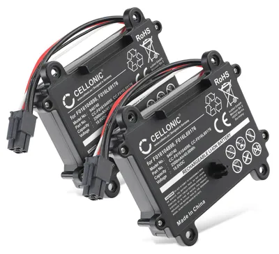 Image de CELLONIC 2x Batterie pour Outil Compatible avec Bosch Indego 400, Indego 350, Indego M 700, F016104898 - ( 2500mAh, 18V)
