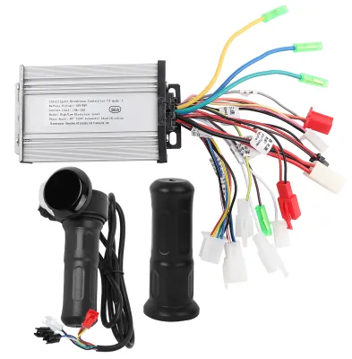 Produktbild von LCD-Display-Gasgriff mit 6-Rohr-Sinuswellen-Regler (3 Modi) für E-Bikes und E-Roller (36 V–48 V)