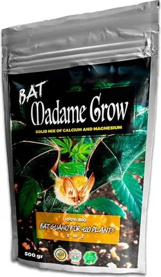 Produktbild von BAT MADAME GROW - Fledermaus-Guano Wachstum und Blüte - -Pulverdünger - 500g