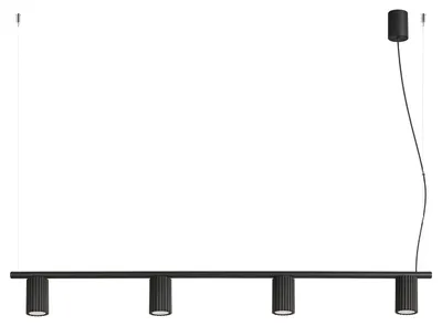 Produktbild von Hängeleuchte GU10 H: max. 212 cm 4-flammig länglich Modern Pendelleuchte