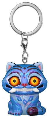 Produktbild von Funko POP Derpy Schlüsselanhänger – KPop Demon Hunters Keychain – Vinyl Figur 4cm – Sammler Geschenk – Fasching Halloween Cosplay