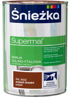 Produktbild von ŚNIEŻKA Supermal Walnuss mittelglänzend 8002 0,8l