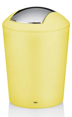 Produktbild von kela Schwingdeckeleimer gelb, Kosmetikeimer 5l mit Schwingdeckel, Kunststoff, MA