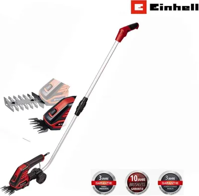 Produktbild von Einhell Akku-Gras und Strauchschere GC-CG 3,6/70 Li 3,6 V, 2,0 AhTelestkopstiel