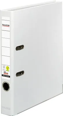 Image de Falken 25x Classeur à levier PP A4 VEGAN Blanc 09984121007F