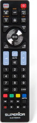 Image de Superior Electronics SUPTRB007 Télécommande TV sans fil IR Boutons-poussoirs