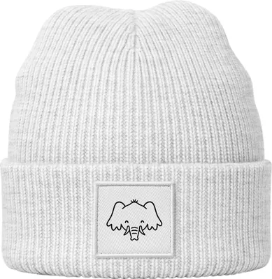 Produktbild von Kinder Beanie Jungen Patch Patch Elefant Tiermotive Aufdruck Print Strickmütze Winter SpecialMe®
