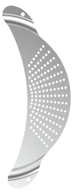 Produktbild von Edelstahl-Topfsieb, Nudelsieb, Spaghetti-Sieb, rostfrei, effizientes Abtropfwerkzeug für Zuhause und Gastronomie