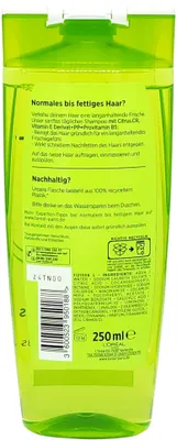 Produktbild von L'Oréal Shampoo MULTIVITAMIN FRESH 250ml Elvital normales fettiges Haar täglich