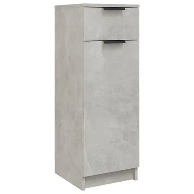 A tall, narrow cabinet with two drawers on top and a cabinet door below, presented against a white background.