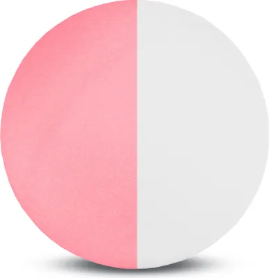 Produktbild von Sunflex Tischtennisbälle - 1 Ball Weiß-Pink | Tischtennisball Plastikball Ball Tischtennis TT Tabletennis