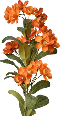 Image de Clayre & Eef Fleur artificielle 70 cm orange plastique