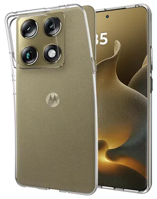 Image de Cazy Coque compatible avec Motorola Signature Coque en Silicone – Coque Flexible – Transparent