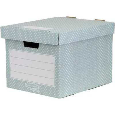 Produktbild von BankersBox Aufbewahrungsbox 29.2x33.5x40.4cm grün/weiß 4PK