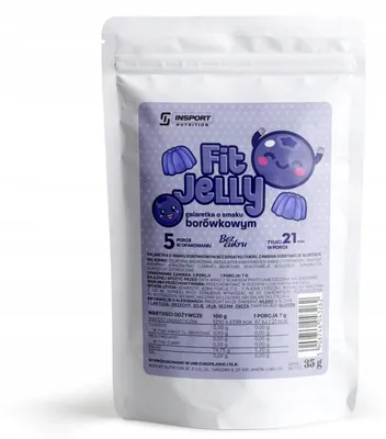 Produktbild von Zuckerfreie Götterspeise Heidelbeere 301g | Kalorienarm Dessert