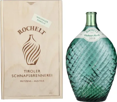 Produktbild von Rochelt Wachauer Marille 2018 50% Vol. 0,7l in Holzkiste