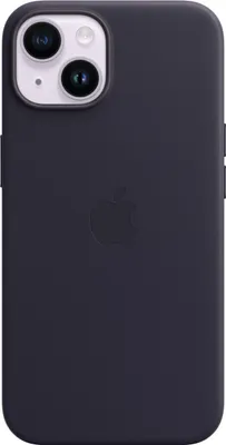 Zdjęcie produktu dla Apple Leather Backcover MagSafe dla Apple iPhone 14 - Ink