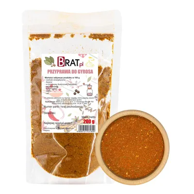 Zdjęcie produktu dla Przyprawa do gyrosa 200g Brat.pl