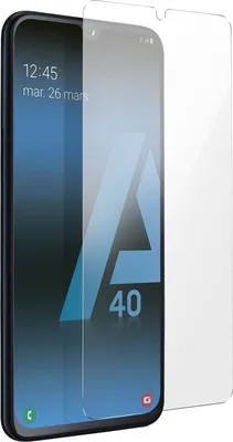 Obrázok produktu pre Avizar, ochrana displeja odolná proti poškriabaniu s tvrdosťou 9H pre Samsung Galaxy A40, priehľadná