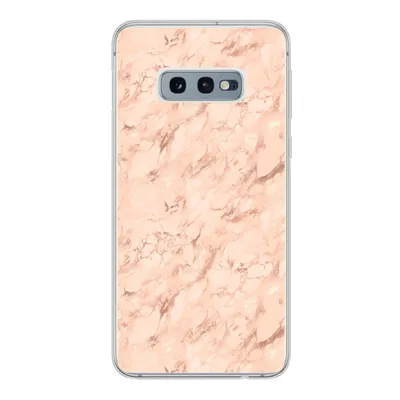 Produktbild von MuchoWow® Handyhülle Schutzhülle Hülle für Samsung Galaxy S10e Marmor - Roségold - Muster - Luxus Silikon Softcase Handy Hülle - Handy