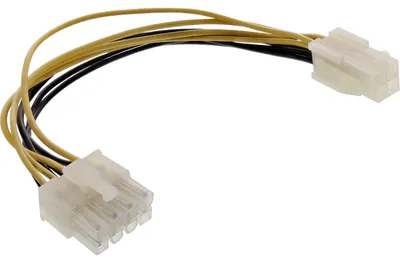 Produktbild von INLINE Stromadapter intern 4pol ATX1.3 Netzteil zu 8pol ATC2.0 Mainboard 0.2m
