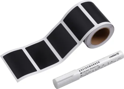 Produktbild von Meister Tafeletiketten 121-teilig Tafelaufkleber Universal-Etikett