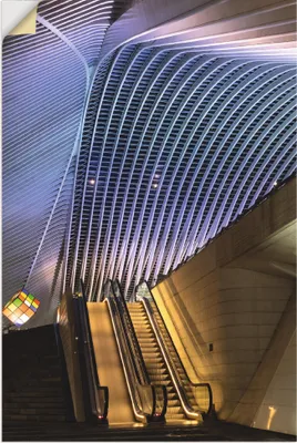 Produktbild von ARTland Wandbild, selbstklebend Bahnhofsaufgang Größe: 40x60 cm