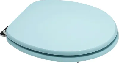 Produktbild von Hellblauer universalpassender Toilettendeckel,es MDF, antibakteriell