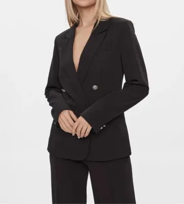 Produktbild von GUESS Damen Blazer AMANDA Schwarz, Regular Fit, Größe S