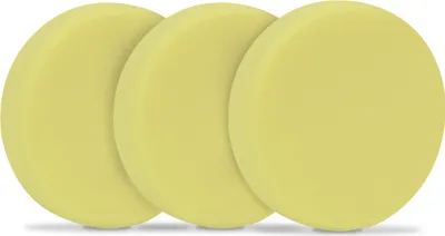 Produktbild von Vonroc Polierscheiben/Polierpads Schaumstoff für Poliermaschinen - 125mm, 3 Stück